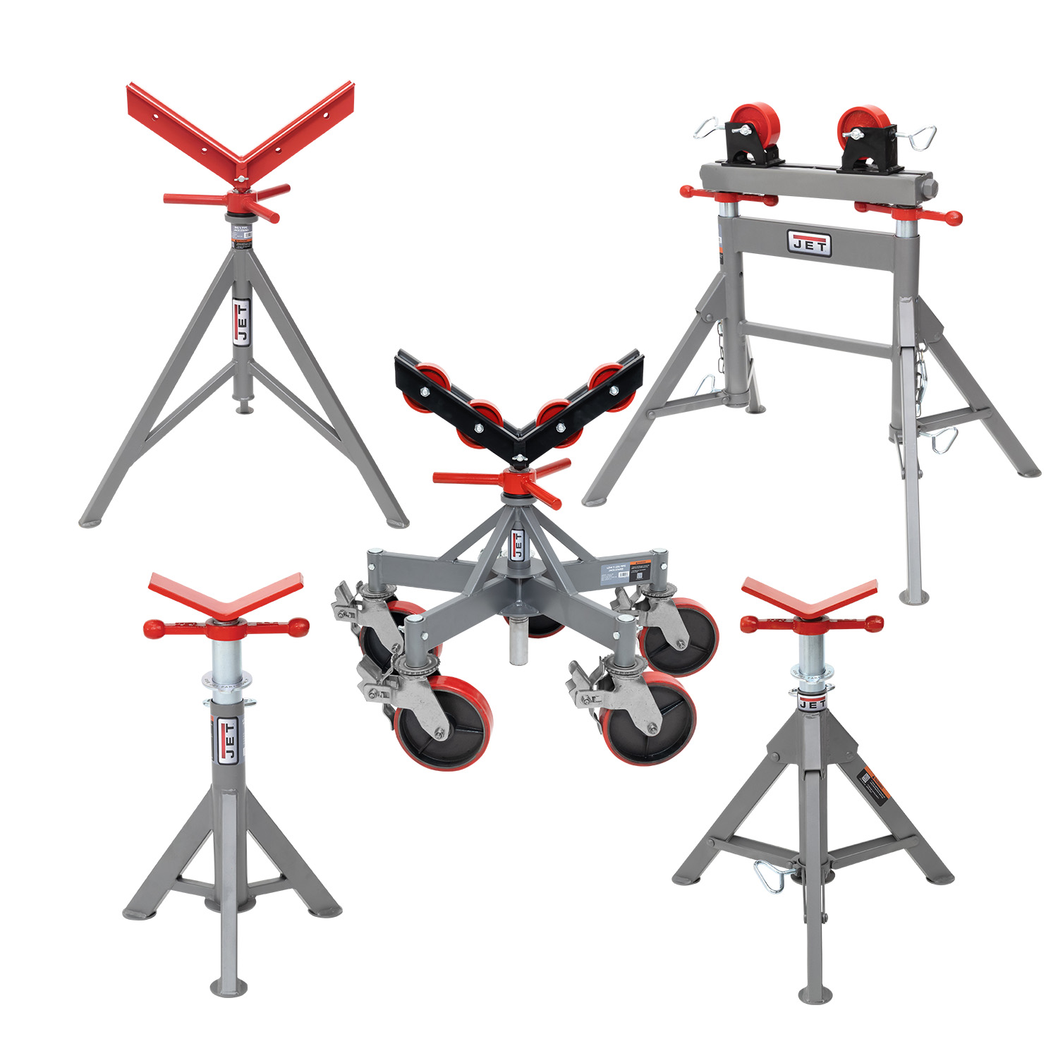 JET Tools Expands Pipe Jack Stand Line with New Models and Accessories
