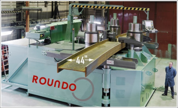 Roundo delivers world's largest angle bending roll