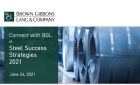 Connect with BGL at Steel Success Strategies 2021