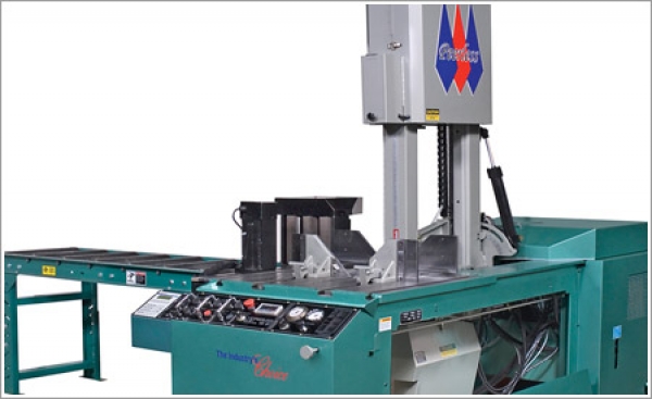 Vertical band saws from Peerless Industrial Equipment help Convey-All Industries stay flexible