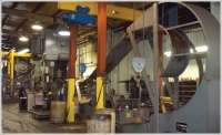 Compact coil handling equipment maximizes manufacturing space