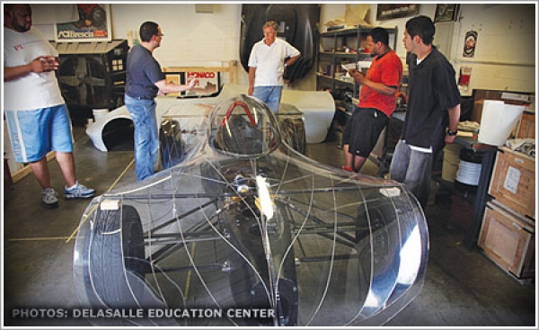 Students explore the world of automotive fabrication and design