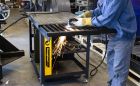 Plasma cutting tray offers one convenient workstation